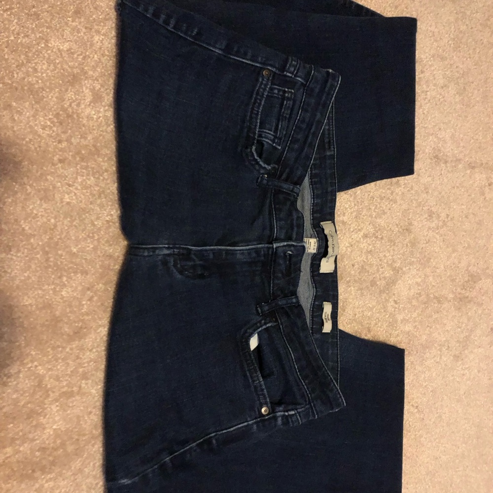 Calvin Klein Dark Wash Straight Jeans Size 29x32